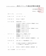 校正證明書、檢查成績書